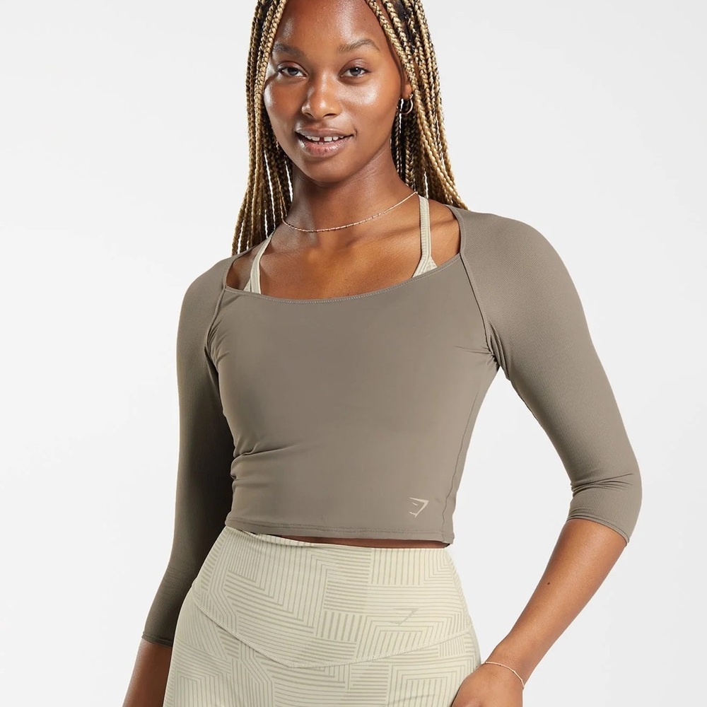 Gymshark Elevate 3/4 Crop Top